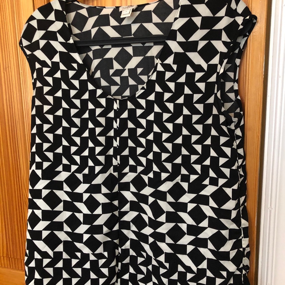 J Crew print top